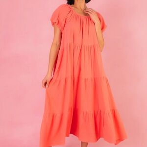 Ivy City Co - Harvey Dress in Coral